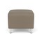 Lesro Siena Lounge Reception 1 Seat Bench, Brushed Steel, MD Farro Upholstery SN1001 - alternate 1
